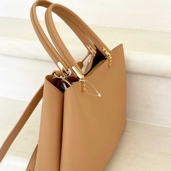 Classic Brown Top-Handle Handbag - Picture 2 of 3